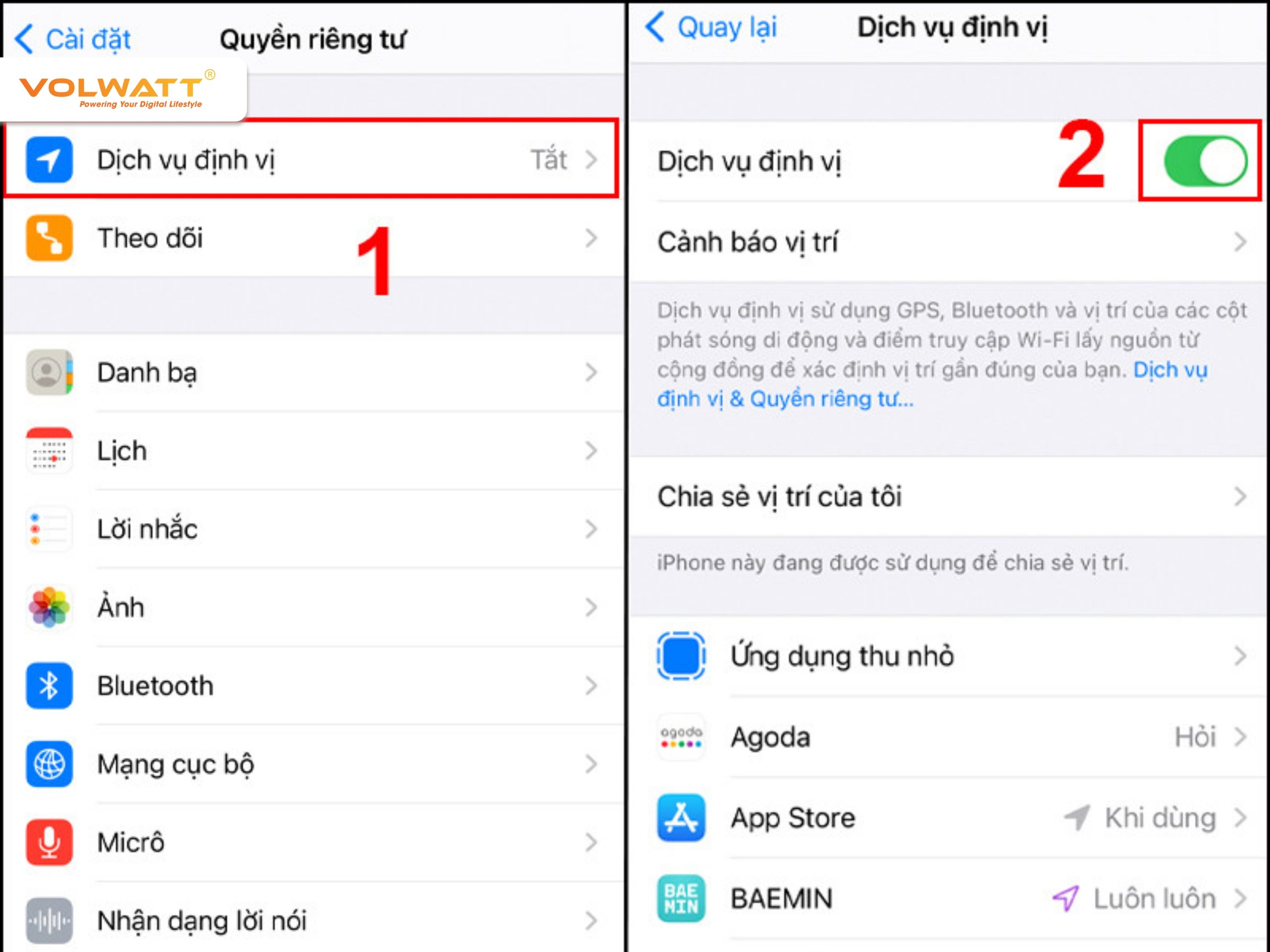 Cách vô hiệu hóa định vị trên iPhone