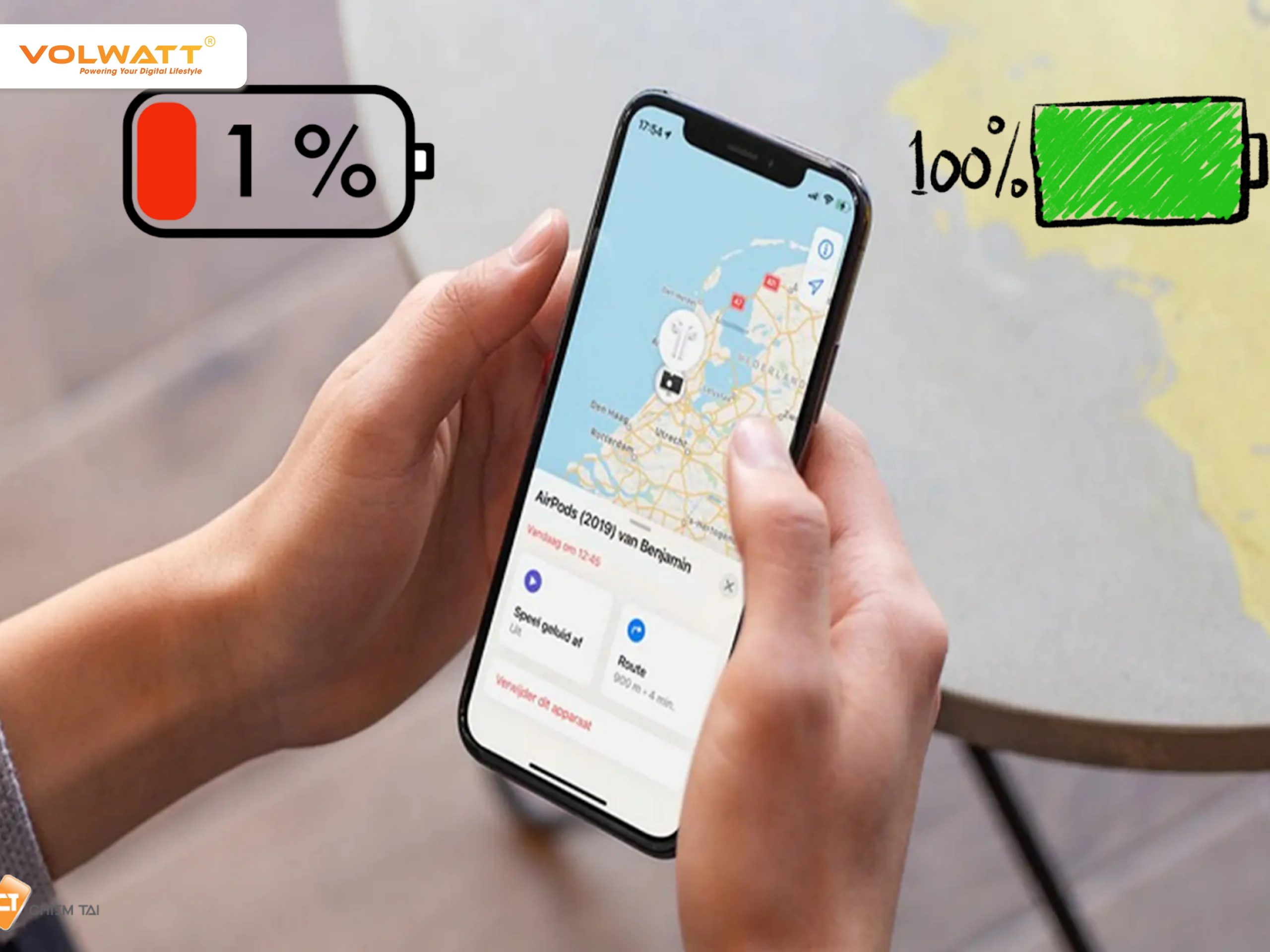 Sử dụng định vị hiệu quả để giảm hao pin
