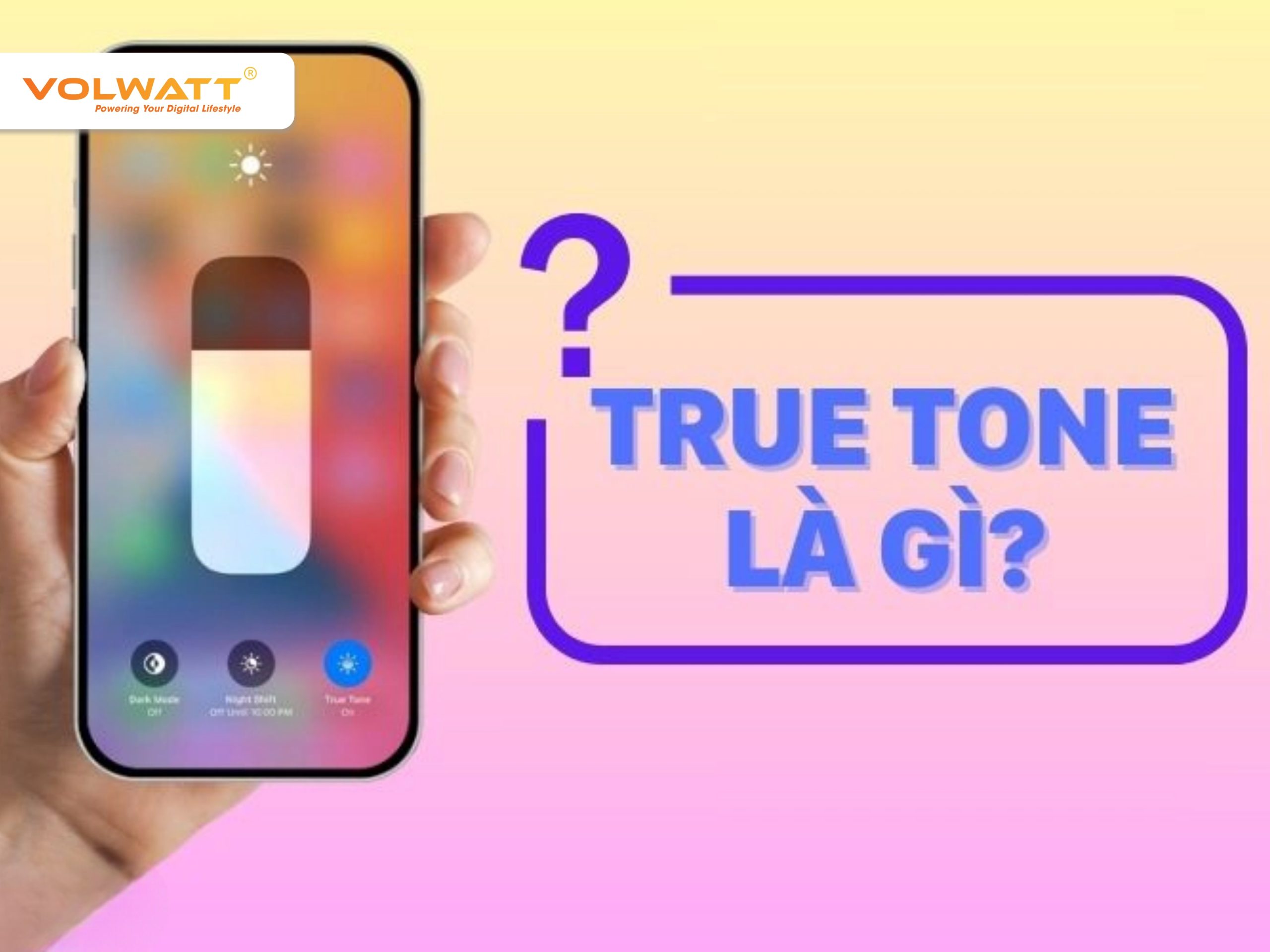 Tìm hiểu thông tin về tính năng True Tone