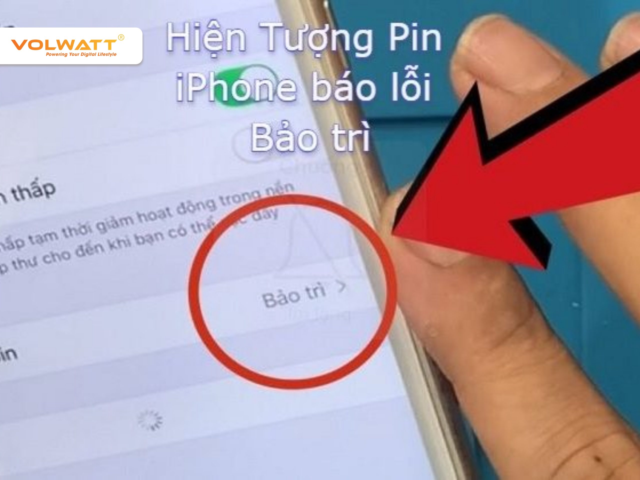 Lý giải tình trạng pin iPhone bảo trì là sao