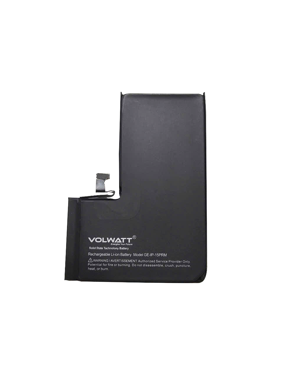 Pin điện thoại iPhone 15 Pro Max Volwatt dung lượng 4422mAh - mặt trước