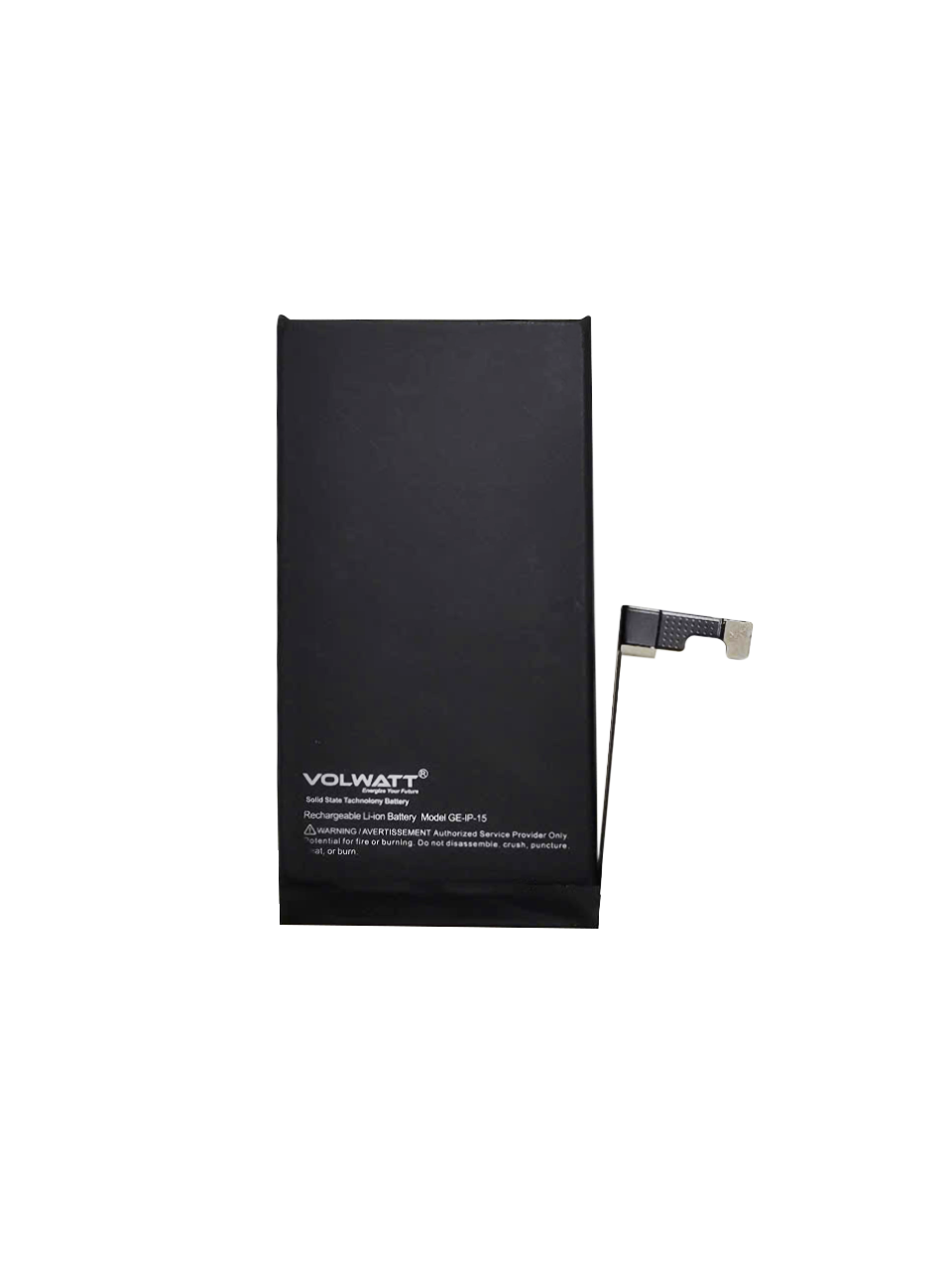 Pin điện thoại iPhone 15 Volwatt dung lượng 3349mAh - mặt trước